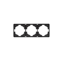 Изображение товара KRANZ ROUND 3-постовая рамка оникс