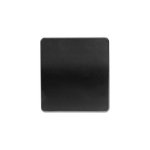 Изображение товара KRANZ ROUND Выключатель 1 кл проходной (переключатель) 10А с/у оникс, с 1-пост. рамкой