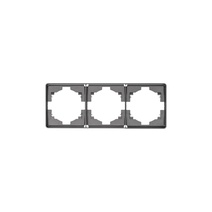 Изображение товара KRANZ ROUND Рамка 3-постовая титан