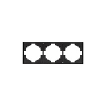 Изображение товара KRANZ STRONG Рамка 3-постовая антрацит