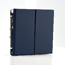 Изображение товара Systeme Electric ArtGallery Аквамарин 2-клавишный выключатель