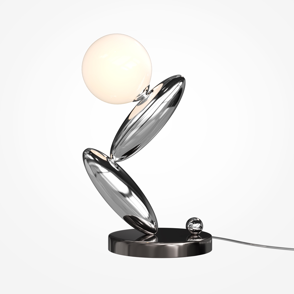 Изображение товара Maytoni Настольный светильник Resonance Платина MOD482TL-L6PT3K