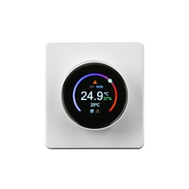 Изображение товара KRANZ ROUND Терморегулятор Wi-Fi с/у перламутр, с 1-пост. рамкой