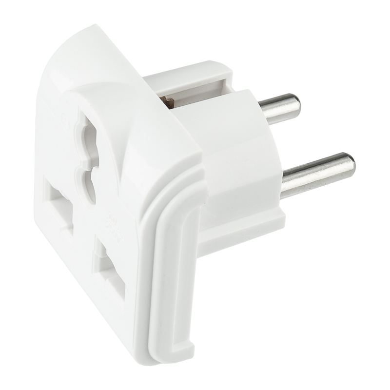 Изображение товара REXANT КВАДРАТ — сетевой переходник белый, 220-250 В, 10 A, 25 шт.