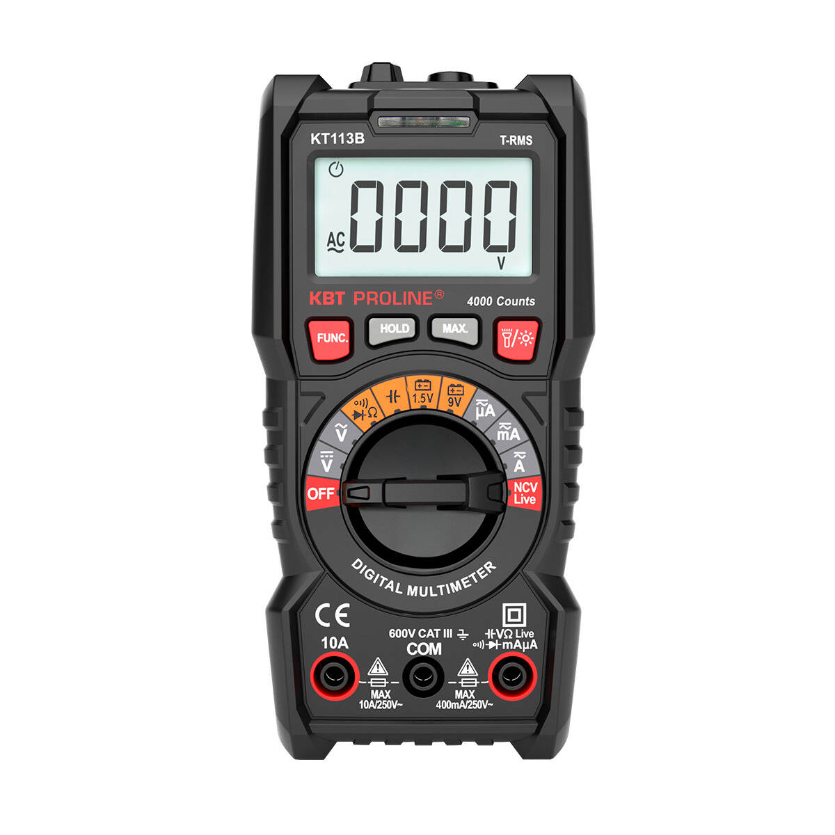 Изображение товара КВТ KT 113B "PROLINE" Мультиметр цифровой