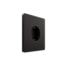 Изображение товара Systeme Electric Systeme Infinity Полярная ночь Розетка с заземлением со шторками, 16А