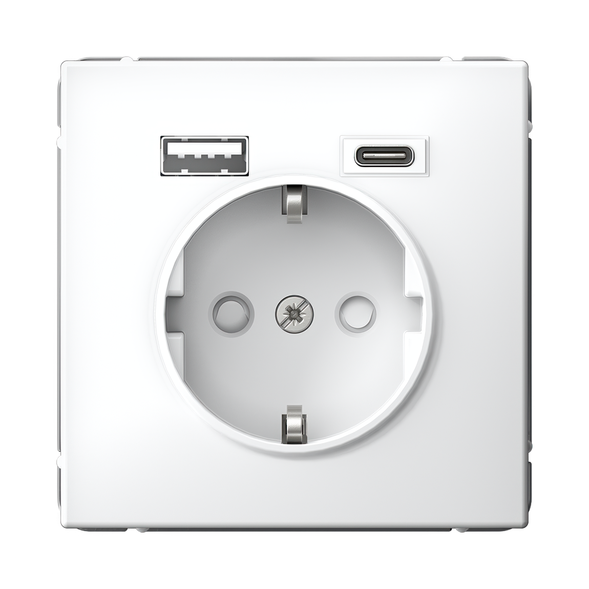 Изображение товара Розетка с USB Systeme Electric ArtGallery 16А, белая, с заземлением, шторками, 2 USB порта Изображение товара Розетка с USB Systeme Electric ArtGallery 16А, белая, с заземлением, шторками, 2 USB порта