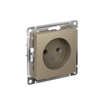 Изображение товара Systeme Electric AtlasDesign Шампань Розетка б/з, 16А, механизм