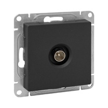 Изображение товара EKF Эпика ТВ-розетка, черная, винтовые клеммы