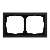 Изображение товара Система Electric ArtGallery Pure: черная матовая рамка из оргстекла, две позиции