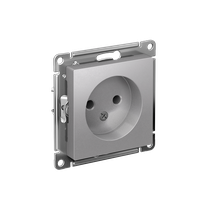 Изображение товара Systeme Electric AtlasDesign Алюминий Розетка б/з, 16А, механизм