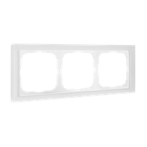 Изображение товара Systeme Electric ArtGallery Pure Матовое органическое стекло Белый Рамка 3-ая