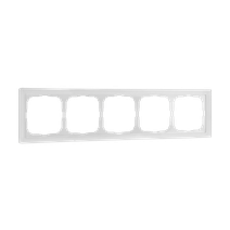 Изображение товара Systeme Electric ArtGallery Pure Матовое органическое стекло Белый Рамка 5-ая