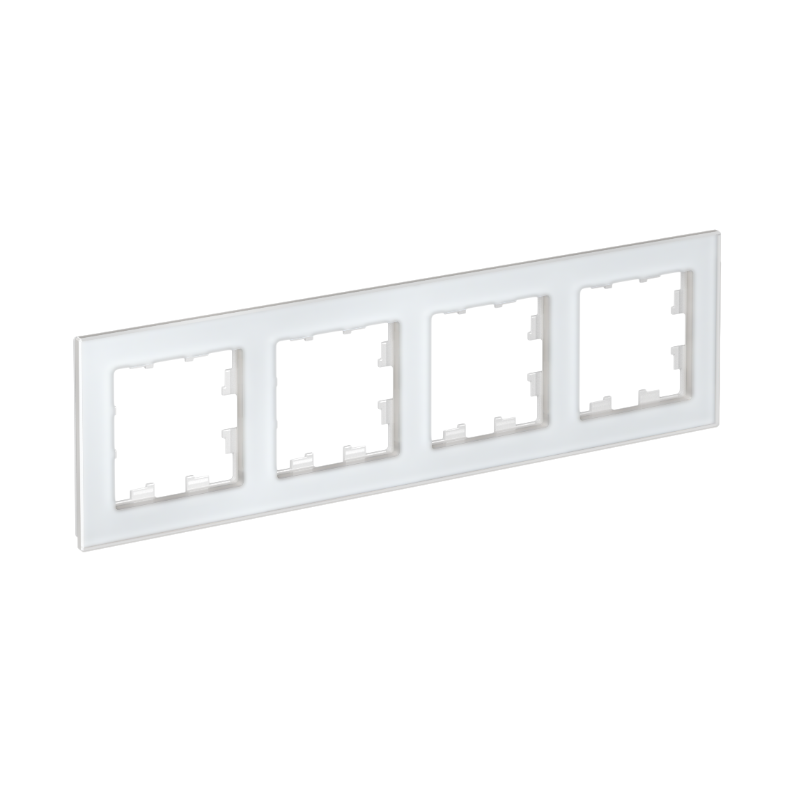 Изображение товара Рамка Systeme Electric AtlasDesign Nature 4-постовая белое матовое стекло Изображение товара Рамка Systeme Electric AtlasDesign Nature 4-постовая белое матовое стекло