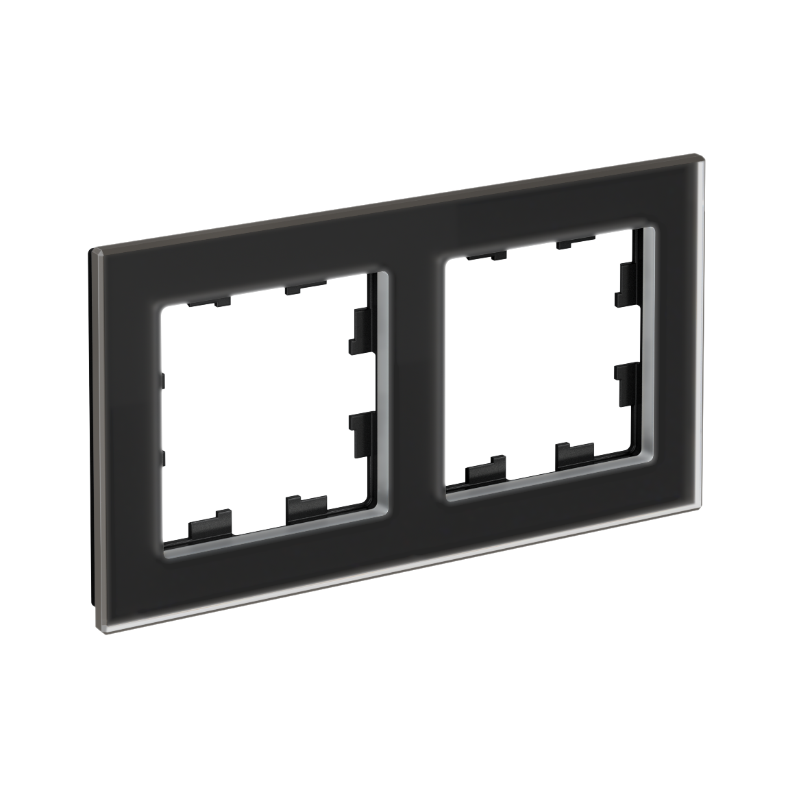 Изображение товара Systeme Electric AtlasDesign Nature Матовое стекло черный Рамка 2-ая