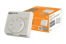 Изображение товара Механический термостат TDM НТ-1 с индикатором, 10 А, 230 В, белый