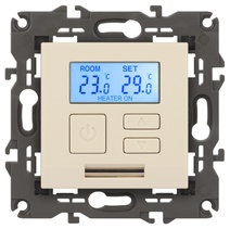 Изображение товара ЭРА 14-4111-02 Терморегулятор универс. 230В-Imax16А, IP20, Elegance, сл.кость (6/60/1080)