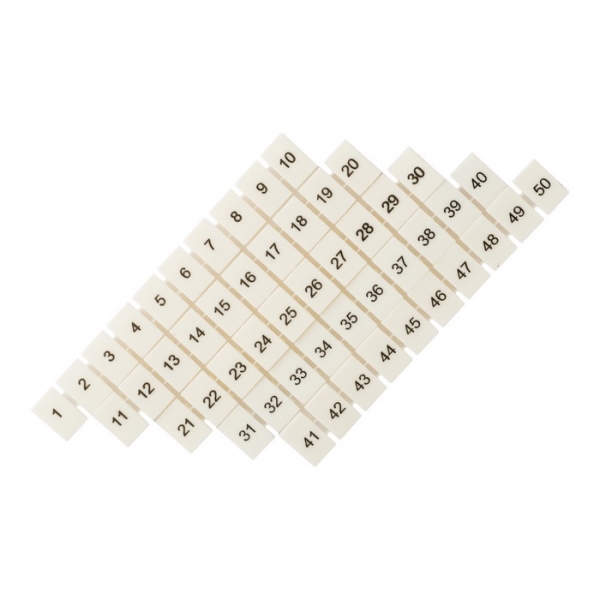 Изображение товара EKF PROxima Маркеры для JXB-ST 2,5 с нумерацией 1-50 (100 шт.).