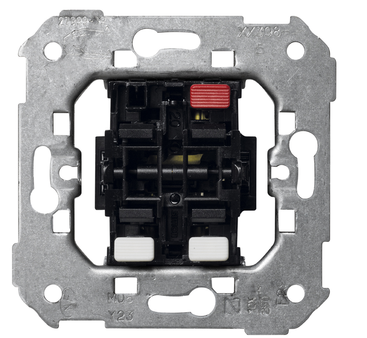 Изображение товара Simon 75 Мех Выключатель 2-клавишный