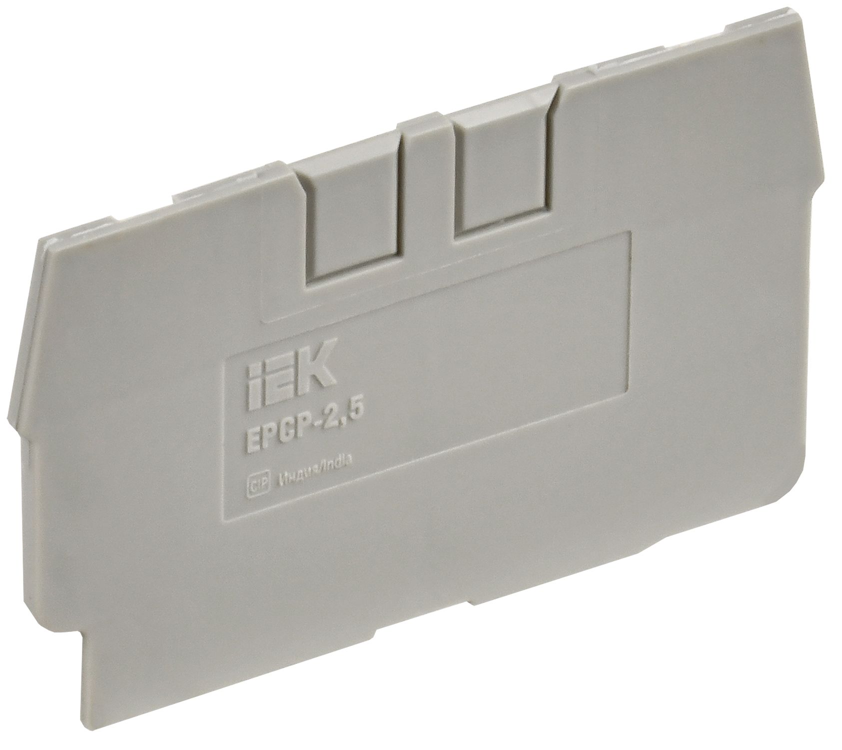 Изображение товара IEK заглушка для CP 2,5мм2, серого цвета