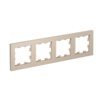 Изображение товара Systeme Electric AtlasDesign Песочный Рамка 4-ая, универсальная