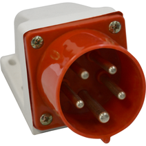 Изображение товара КЭАЗ Вилка для монтажа на поверхность 525-32А-6h-380AC-3P+PE+N-IP44.