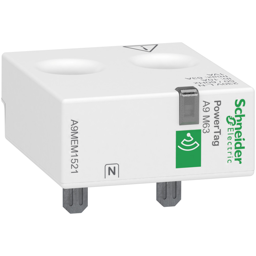 Изображение товара Schneider Electric Acti 9 Датчик беспроводной Powertag 63A 1P+N/2P выше аппарата =S=