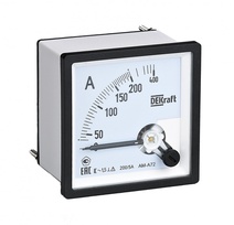 Изображение товара Dekraft амперметр 600/5А AC 96х96 аналоговый