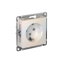 Изображение товара Systeme Electric AtlasDesign Жемчуг Розетка с/з, 16А, механизм