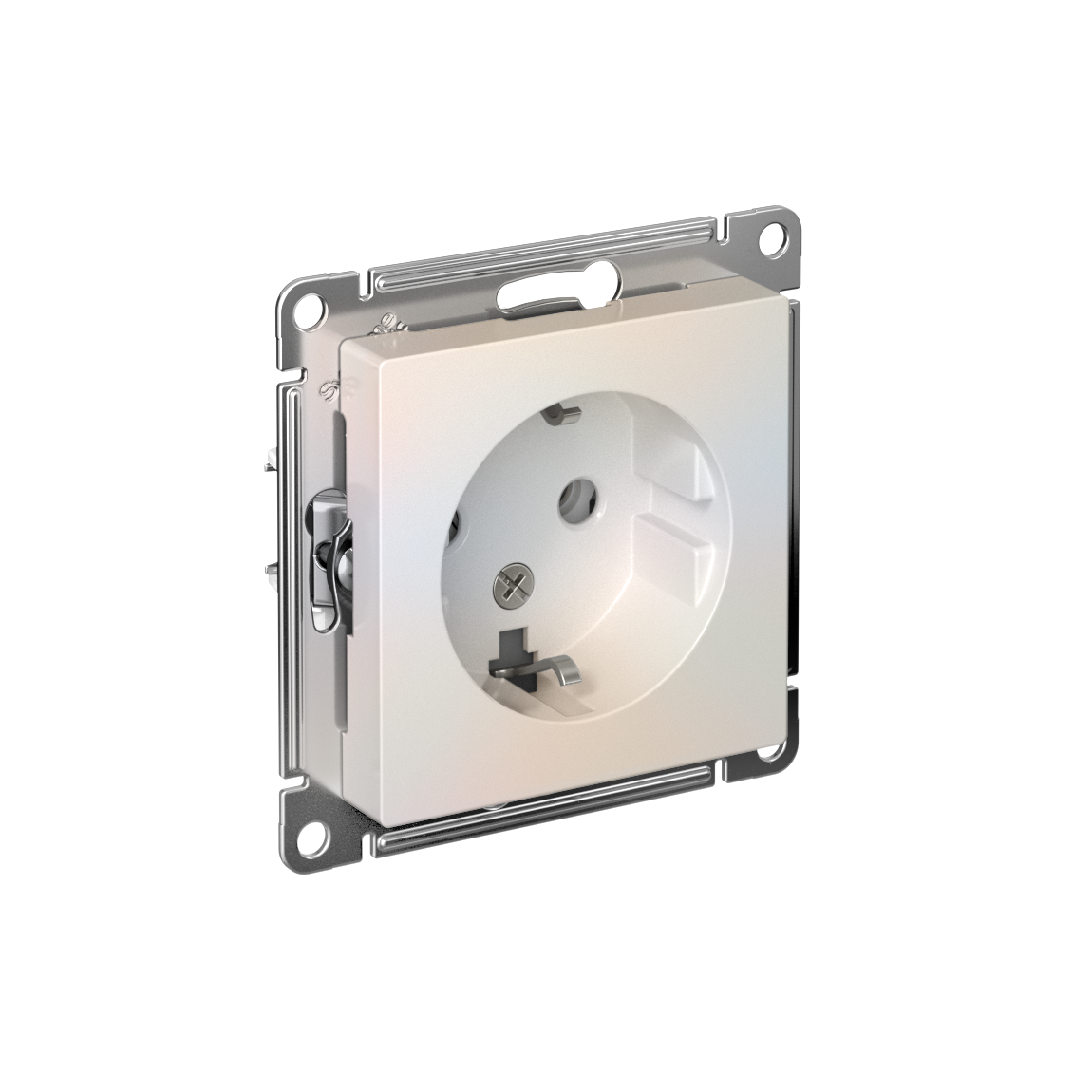 Изображение товара AtlasDesign Жемчуг Розетка с заземлением, 16 А
