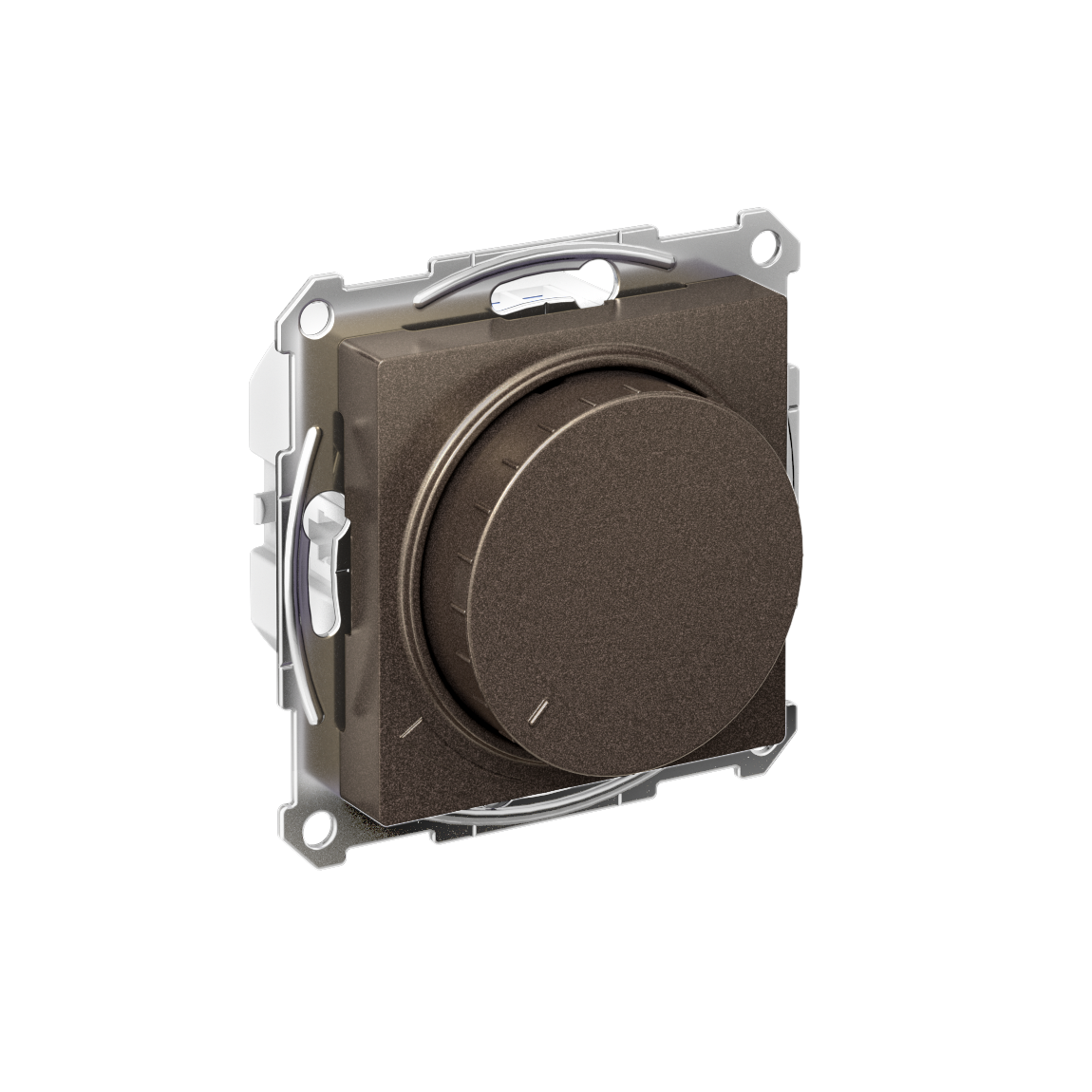 Изображение товара Systeme Electric AtlasDesign Мокко Светорегулятор (диммер) повор-нажим, LED, RC, 400Вт, мех.