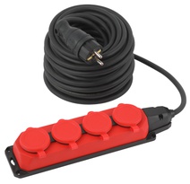 Изображение товара ЭРА Удлинитель силовой UK-4e-3x1,5-30m-IP44(KG) с заземлением 4 розетки каучук 30м КГ 3х1,5мм2 IP44