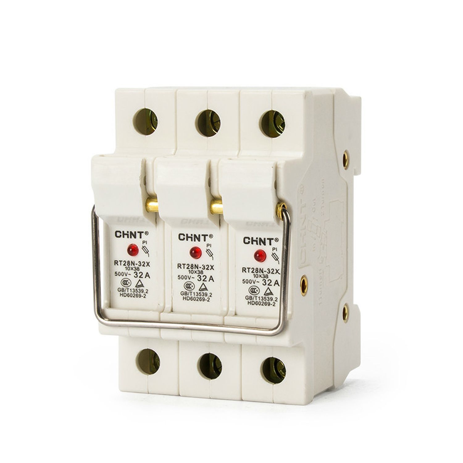 Изображение товара CHINT Держатель плавких вставок с индикацией RT28N-32X 10х38 3П