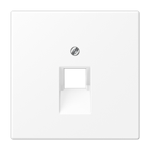 Изображение товара JUNG LS 990 Белый матовый Плата для одного модуля, фиксация винтом