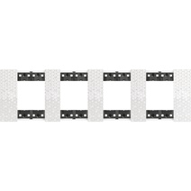 Изображение товара BT Living now Пиксель Рамка немецкий стандарт 4 поста (2+2+2+2 мод).