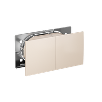Изображение товара Systeme Electric AtlasDesign Беж Розетка с/з двойная, со шторками, с крышкой, 16А, в сборе