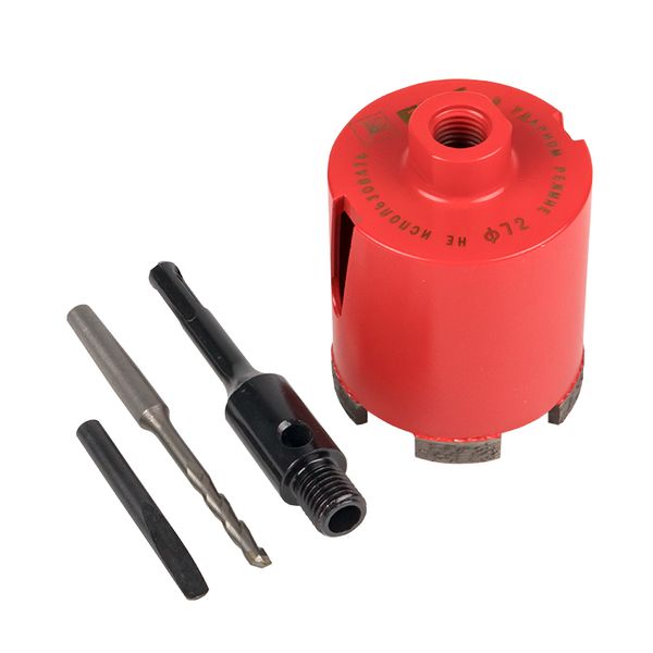 Изображение товара EKF Expert Коронка алмазная DCH-72 Laser M16 SDS-Plus.