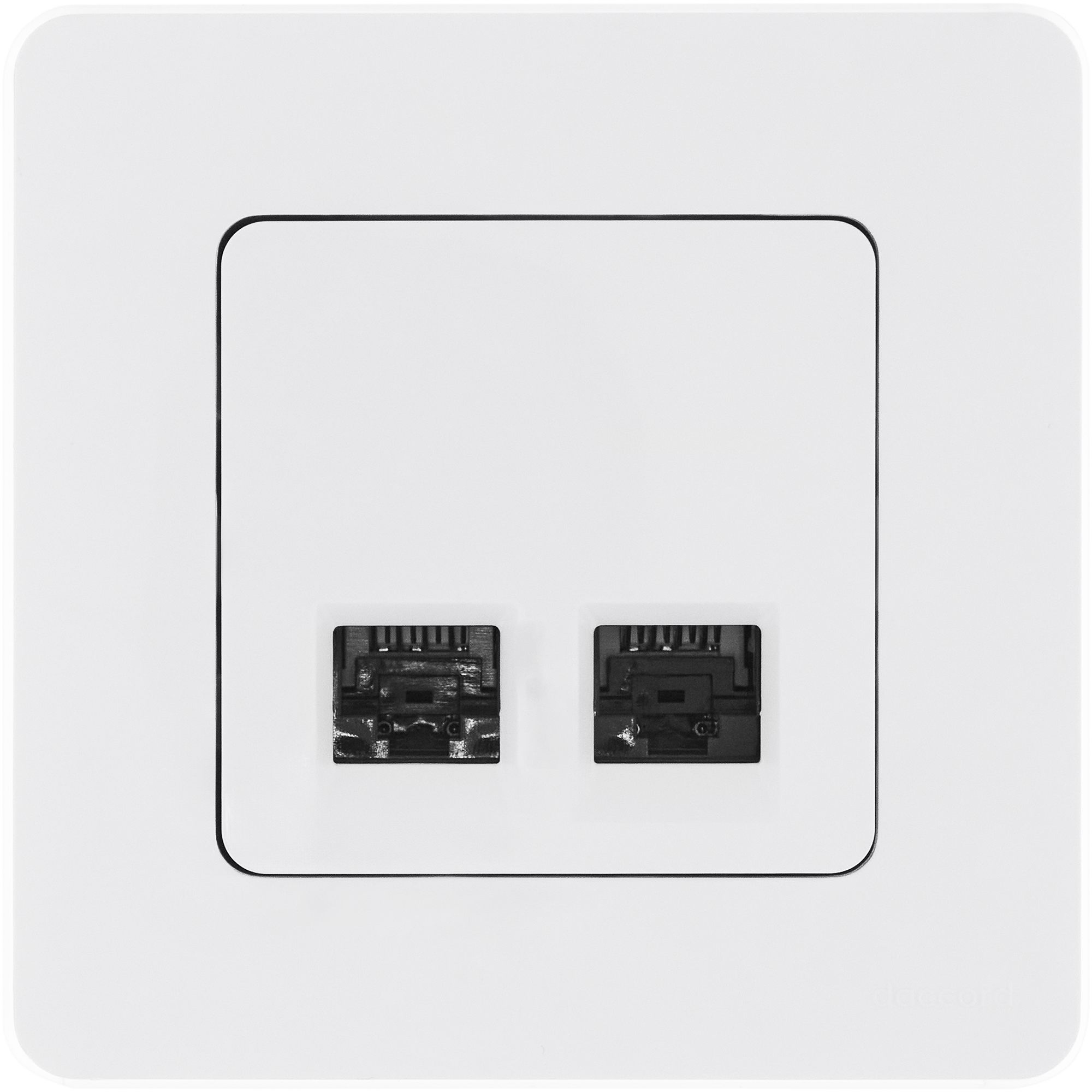 Изображение товара Inspiria двойная RJ45 Cat.6 UTP белая