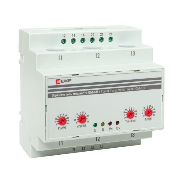 Изображение товара Ограничитель мощности 3-фазный ОМ 630 EKF PROxima