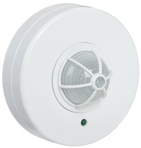 Изображение товара IEK Датчик движения ДД 024 белый, макс. нагрузка 1100Вт, угол обзора 120-360гра, дальность 6м, IP33