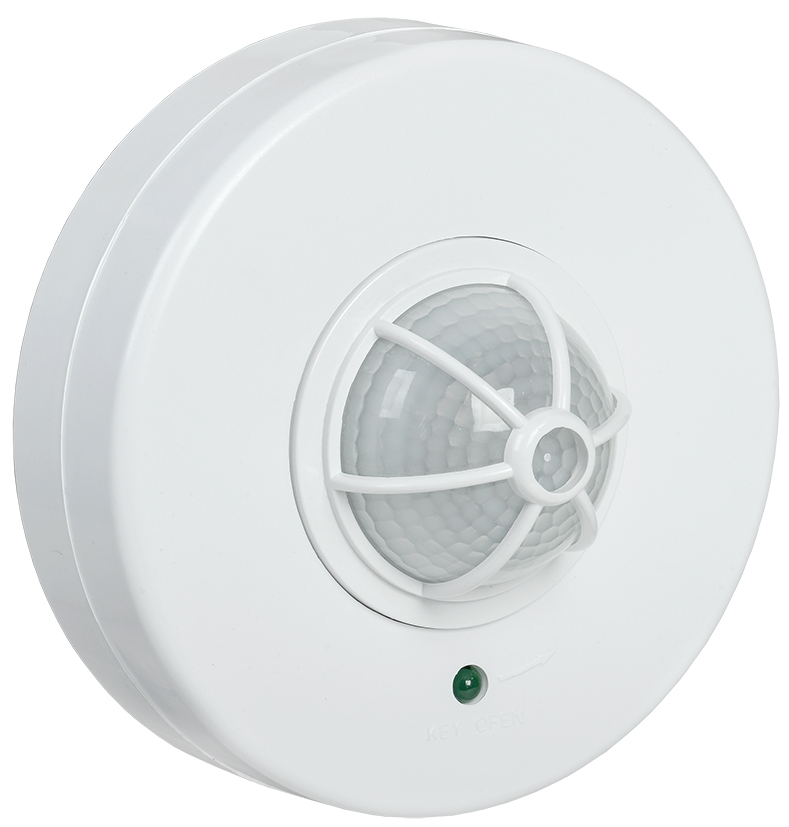 Изображение товара IEK ДД 024 датчик движения, белый, угол 360°, 6 м, IP3X