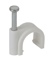 Изображение товара ЭРА Скоба пластиковая SK-6 6мм круглая пластиковая 50 шт