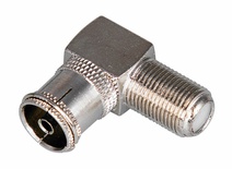 Изображение товара REXANT Переход гнездо F - гнездо TV угловой.