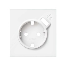 Изображение товара Simon 100 Белый матовый Накладка розетки Schuko с з/у USB SmartCharge