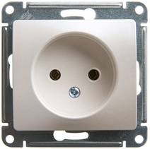 Изображение товара Systeme Electric Glossa Перламутр Розетка б/з , 16А