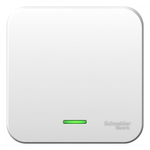 Изображение товара Systeme Electric Blanca наруж Бел Выключатель 1-клавишный с подсветкой 6А, 250B, изолир. пластина