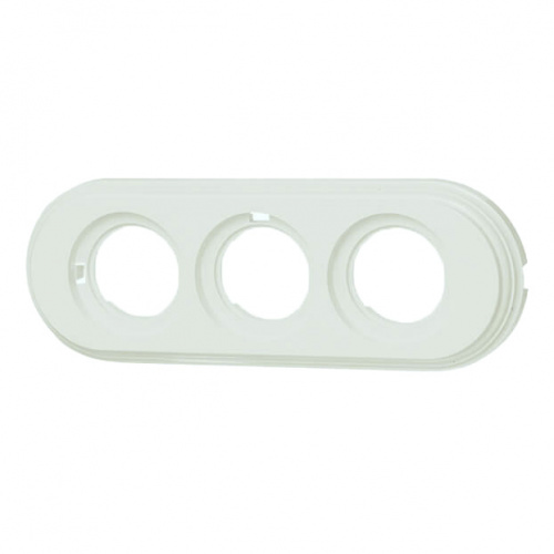 Изображение товара BIRONI Лизетта Рамка 3-ая из пластика, слоновая кость