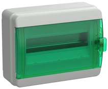 Изображение товара IEK TEKFOR Корпус пласт. КМПн-12 IP65 зелен. прозр. дверь