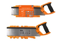 Изображение товара TDM Набор: Пила обушковая по дереву/пластику 350 мм и стусло, закаленные зубья, "Алмаз"