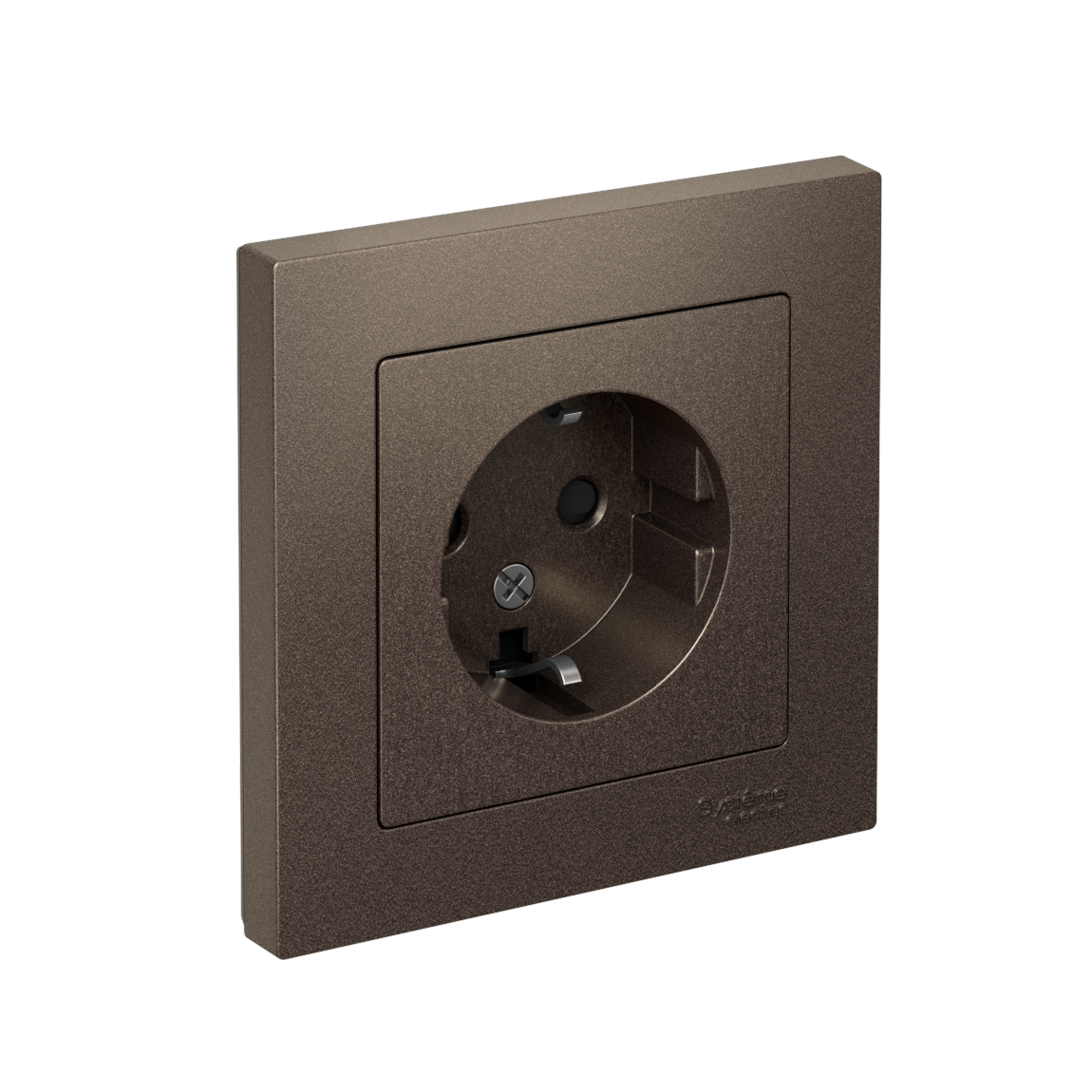 Изображение товара  AtlasDesign Мокко; Розетка в сборе с заземлением, 16 А, 250 В